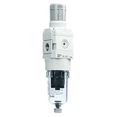 SMC AWD20 Filter Regulator, 5μm, G 1/4, Auto, 10 bar, AWD20-F02-D