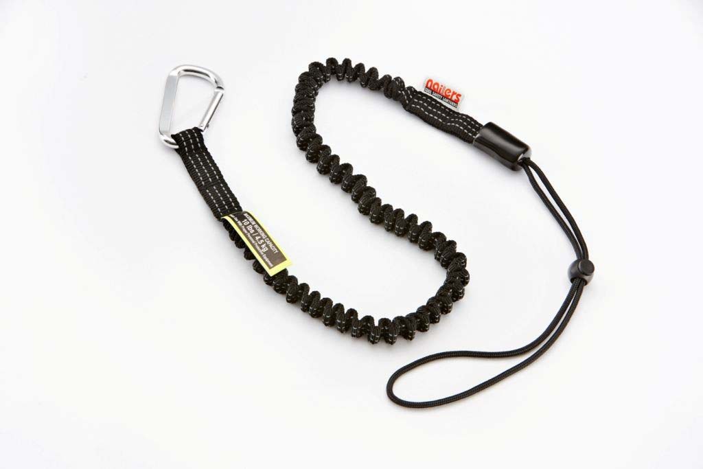 RS PRO 1100 → 1400 mm Nylon Carabiner Spring Hook, 4.5kg Capacity