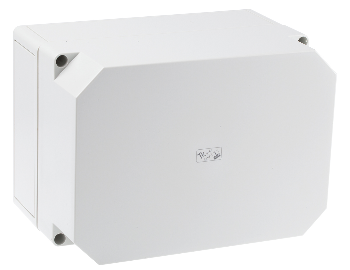 Spelsberg TK PS Series Grey Polystyrene Enclosure, IP66, Grey Lid, 254 x 180 x 165mm