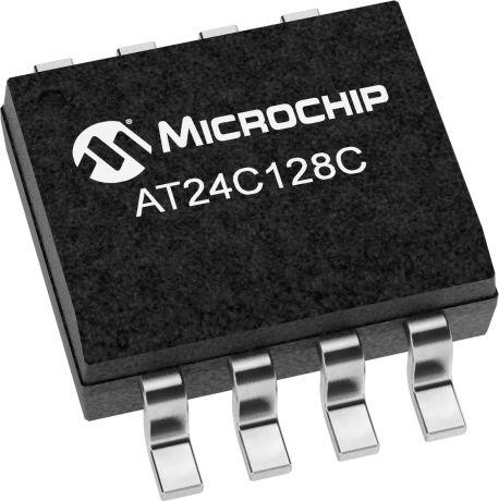 Microchip AT24C128C-SSHM-T,  128 kB EEPROM,  550 ns 8-Pin SOIC Serial-I2C