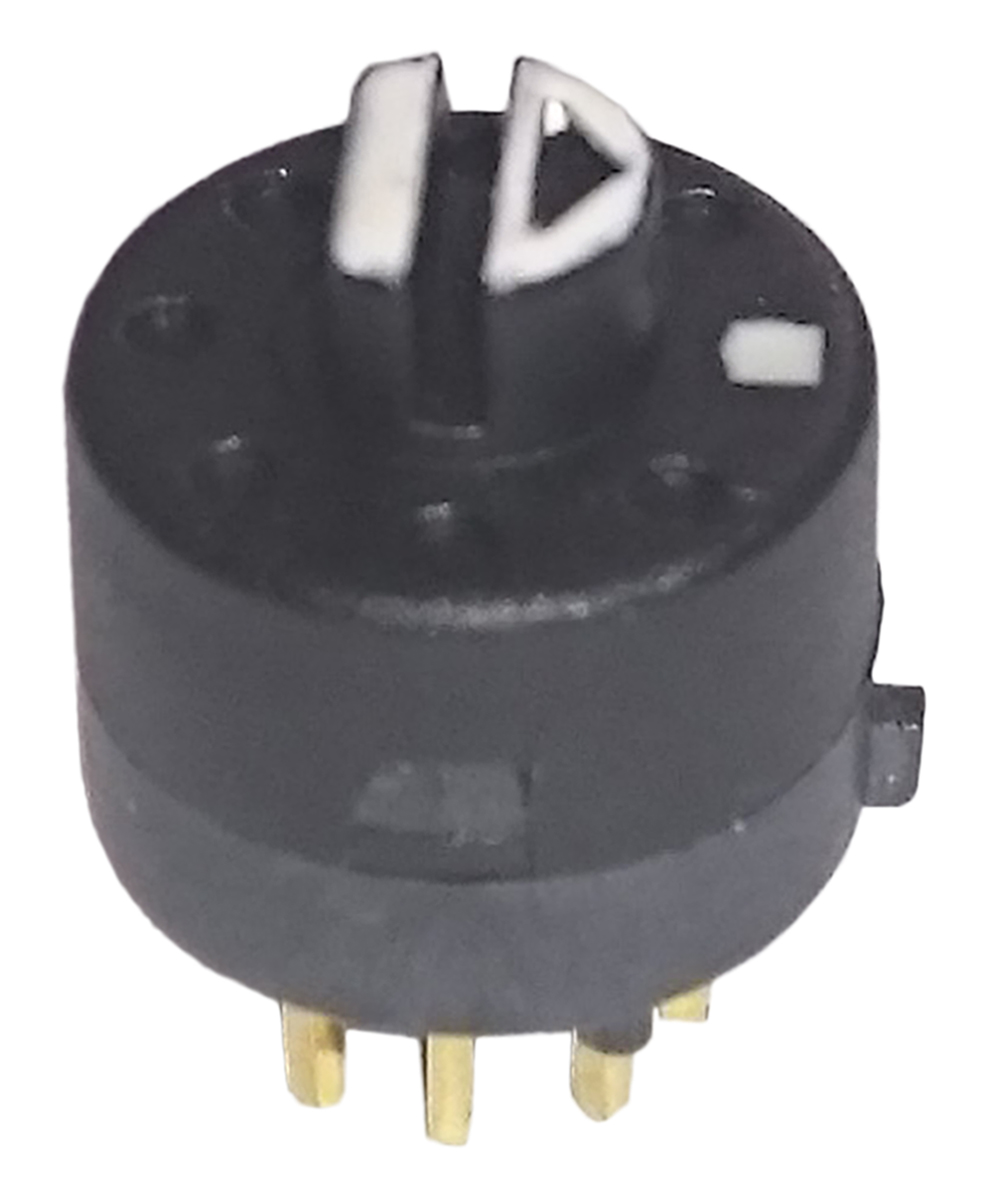 Lorlin, 4 Position SP4T Rotary Switch, 500 mA, PCB Pin