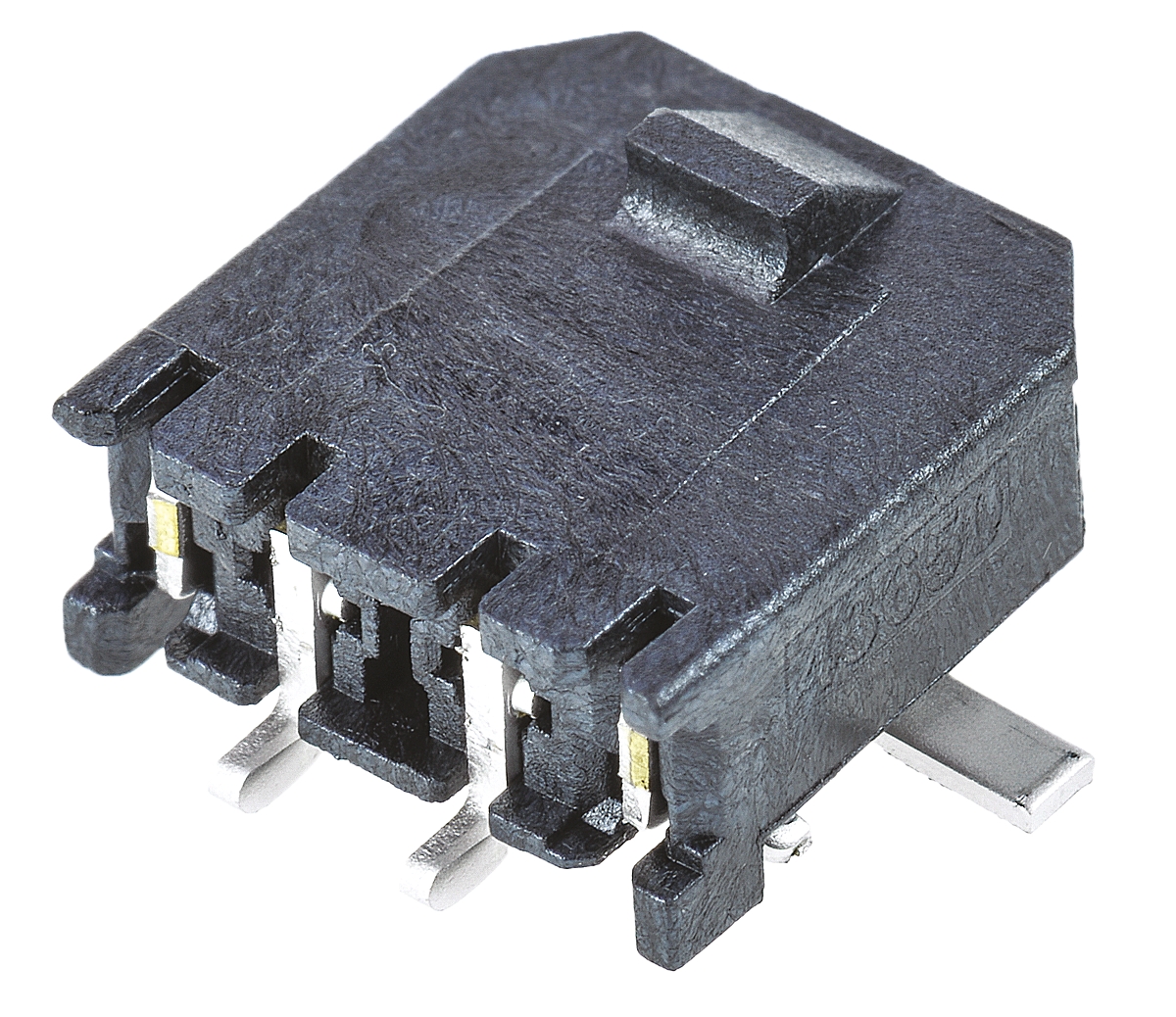 Molex Micro-Fit 3.0 Series Right Angle Surface PCB Header, 2 Contact(s), 3 mm Pitch, 1 Row, Shrouded