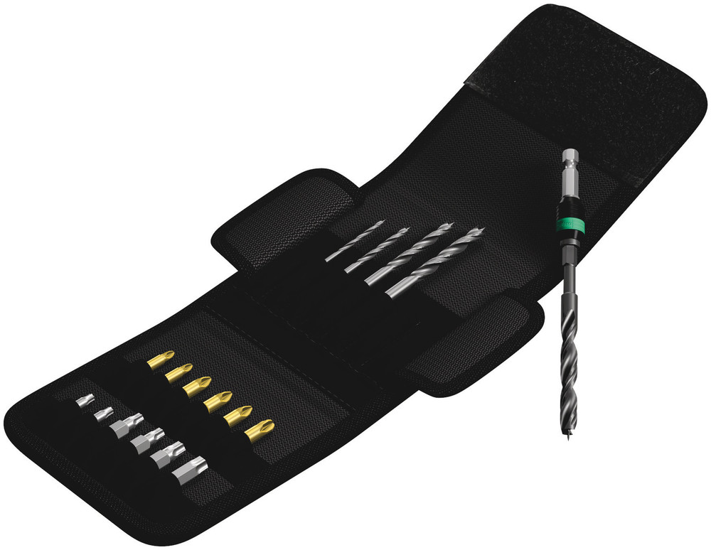 Wera 18-Piece Twist Drill Bit Set for Wood