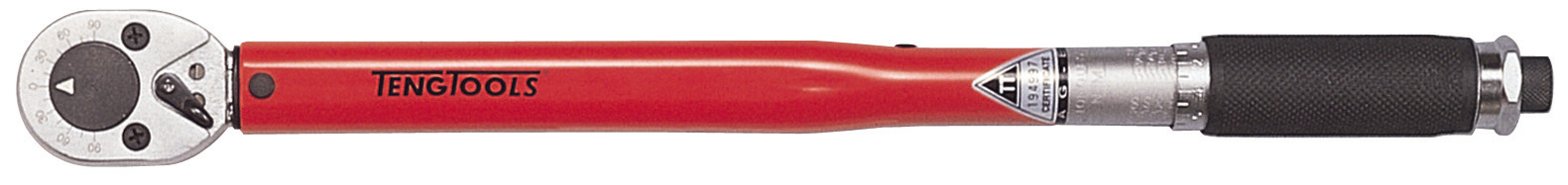 Teng Tools Click Torque Wrench, 40 → 200Nm, 1/2 in Drive, Square Drive