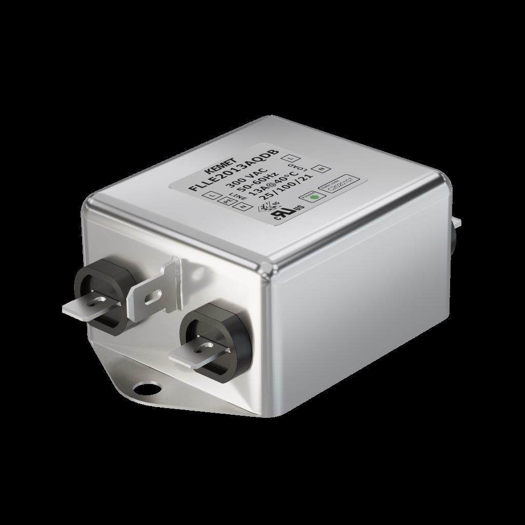 KEMET, FLLE2-Q 20A 300 V ac/dc 50-60Hz, Chassis Mount EMI Filter, Single Phase