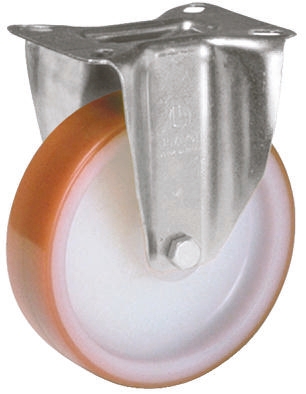 LAG Fixed Castor Wheel, 300kg Capacity, 200mm Wheel
