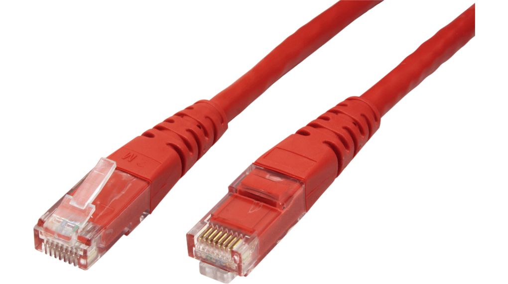 Patch Cord PVC CAT6 UTP RED 5.0M