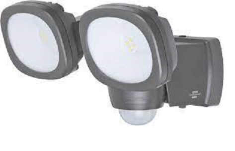 brennenstuhl 1178 LED Floodlight, 8 LED, 4 W, 480 lm, IP44 Motion Sensor