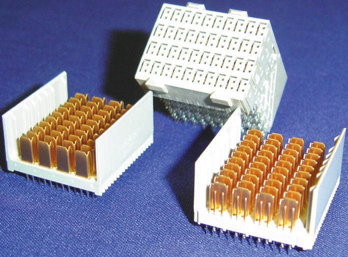 TE Connectivity, Z-PACK HM-Zd 2.5mm Pitch 2 Pair, High Speed Hard Metric Backplane Connector, Female, Right Angle, 10