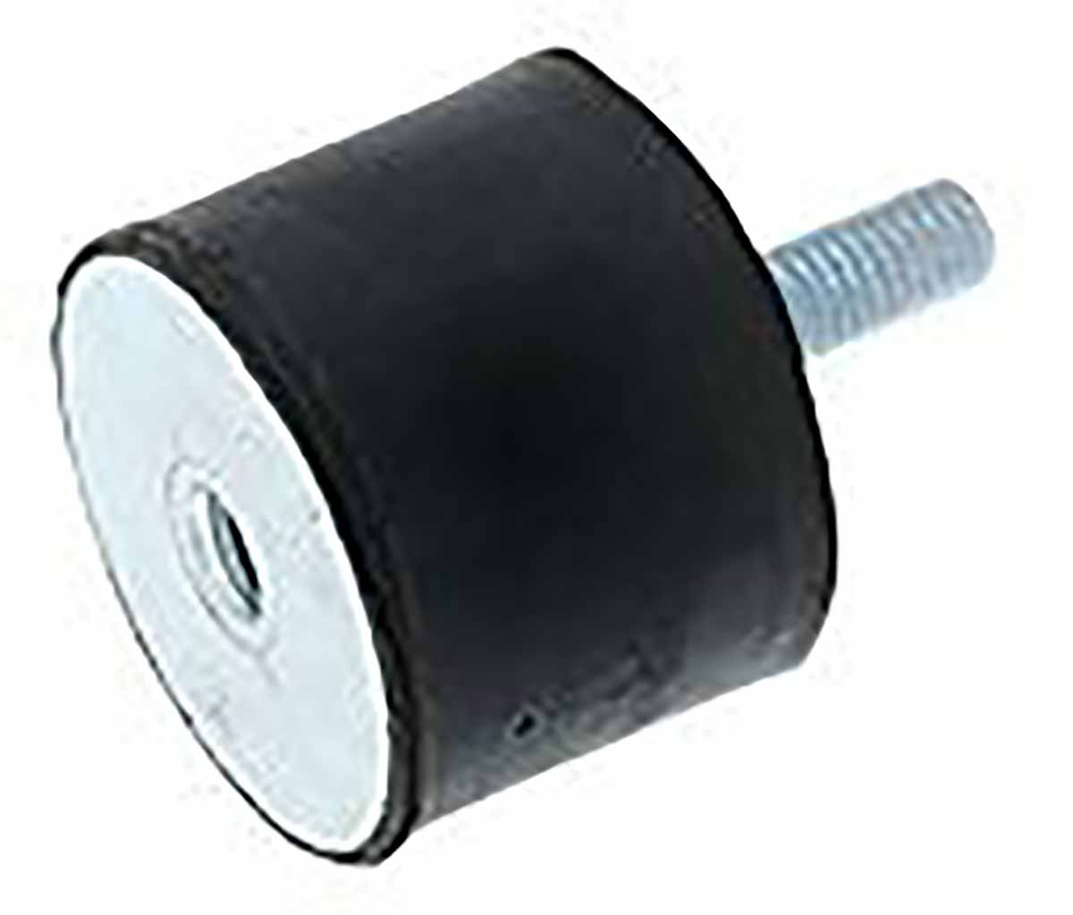 RS PRO Cylindrical M10 Anti Vibration Mount, Male to Female Bobbin with 86.06kg Compression Load