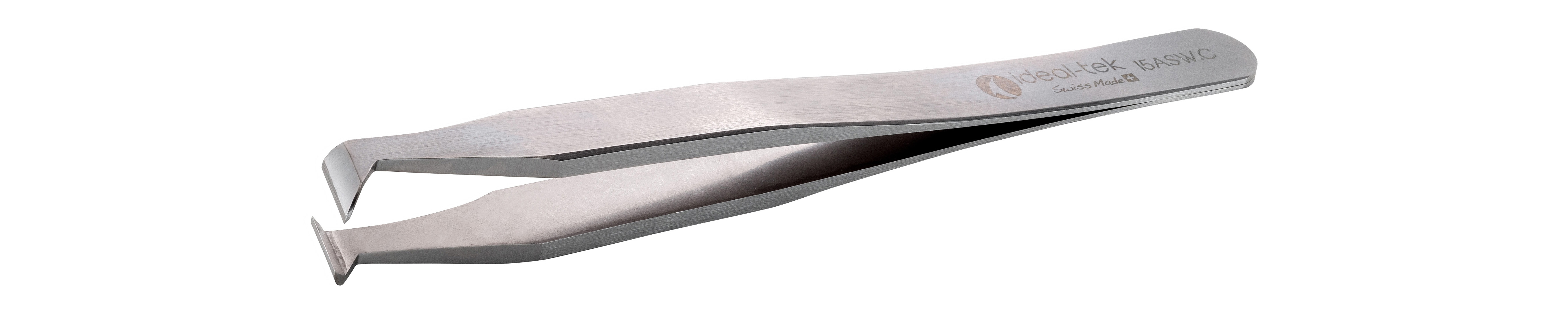 ideal-tek 115 mm, Carbon Steel, Angle, Tweezers