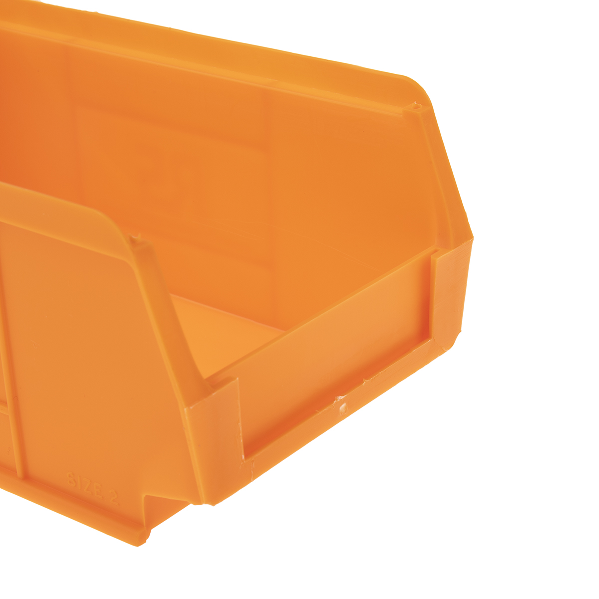 RS PRO PP Storage Bin, 167mm x 101mm x 76mm, Orange