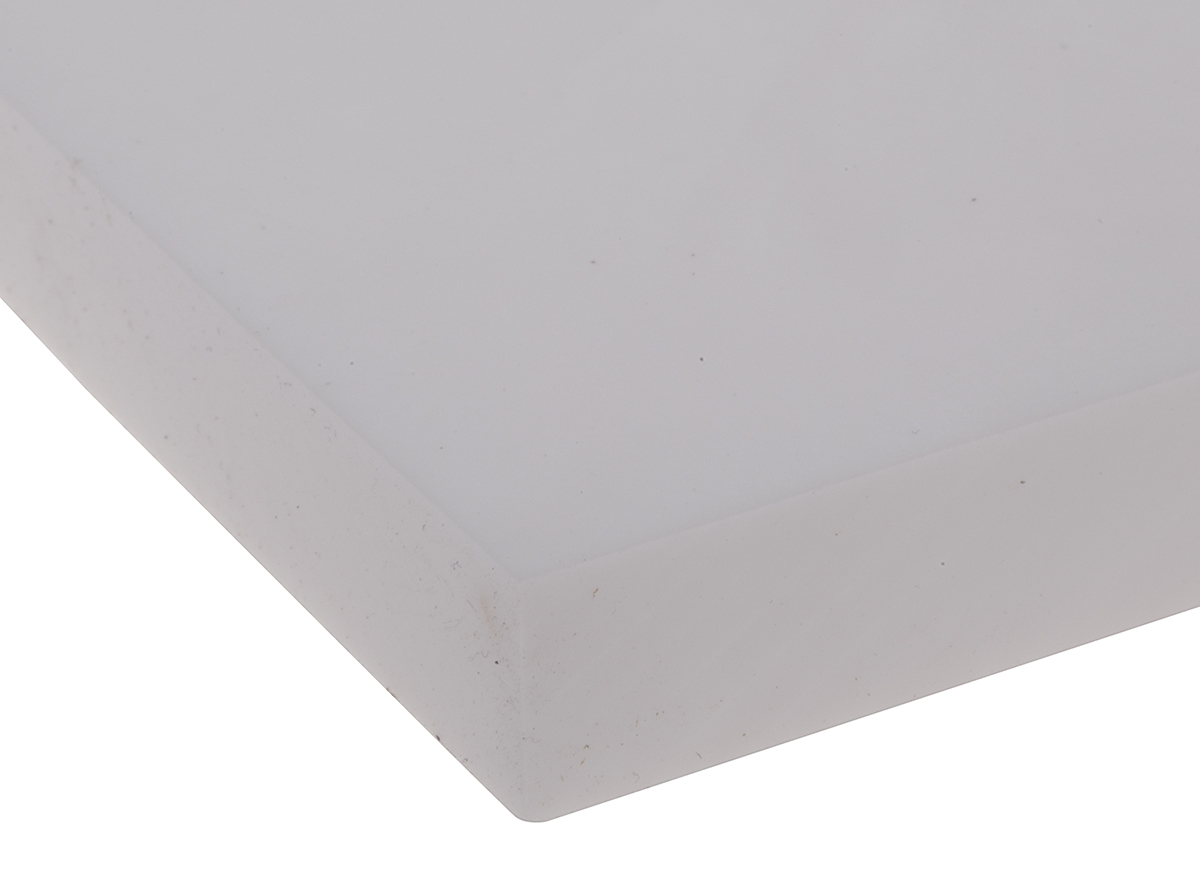 RS PRO White Plastic Sheet, 300mm x 300mm x 12mm