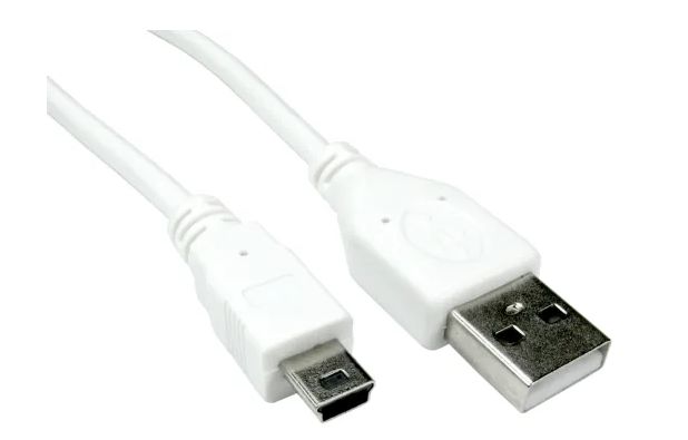 RS PRO USB 2.0, Male USB A to Male Mini USB B, 3m