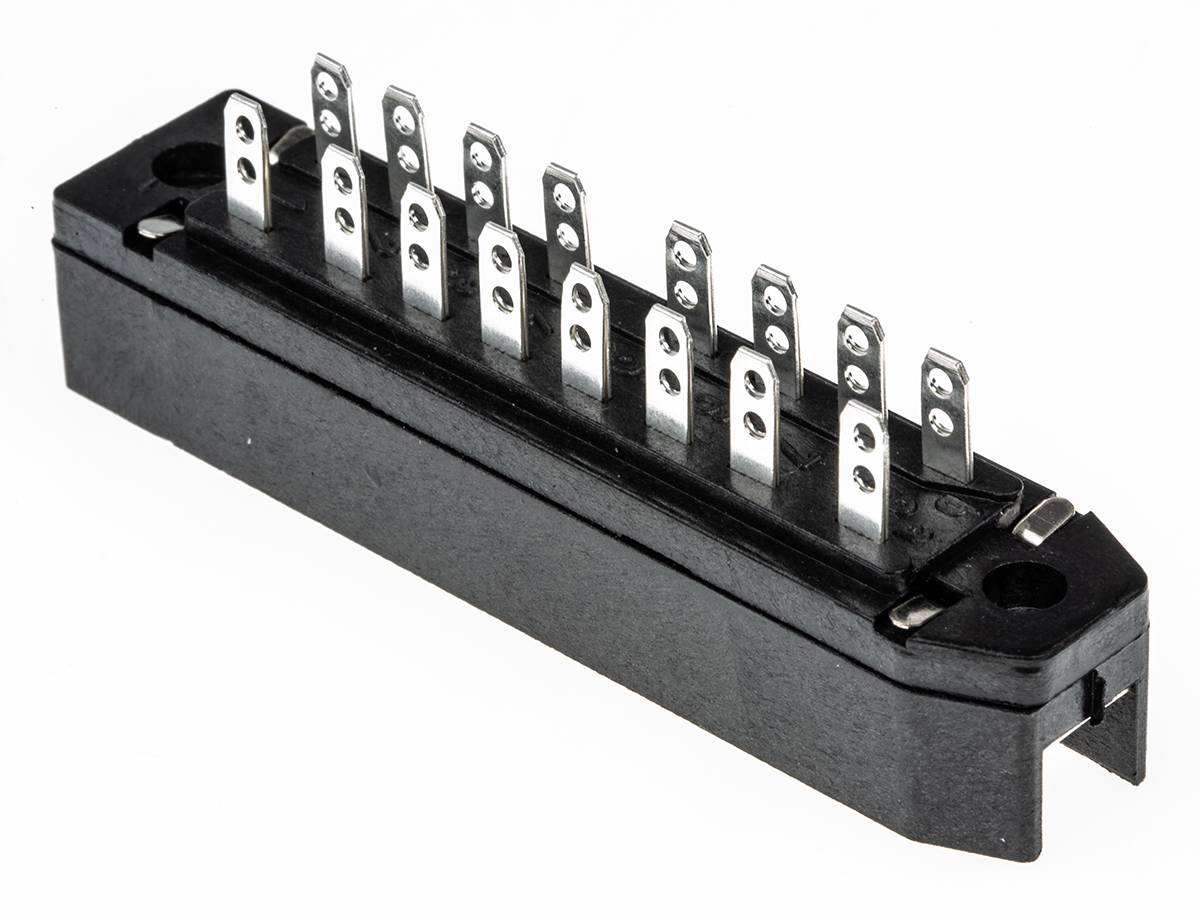 Telegartner J00041A0915, , DIN 41622 Connector, Female, 16-Way, 2-Row, Solder, J000