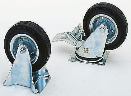 Guitel Hervieu Fixed Castor Wheel, 250kg Capacity, 250mm Wheel