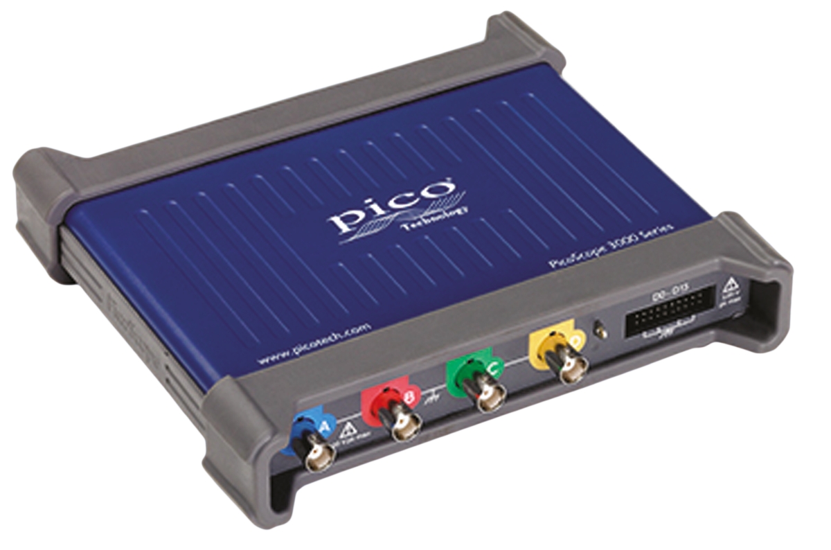 Pico Technology 3405D MSO PicoScope 3000 Series, 100MHz PC Based Oscilloscope, 4 Analogue Channels, 16 Digital Channels
