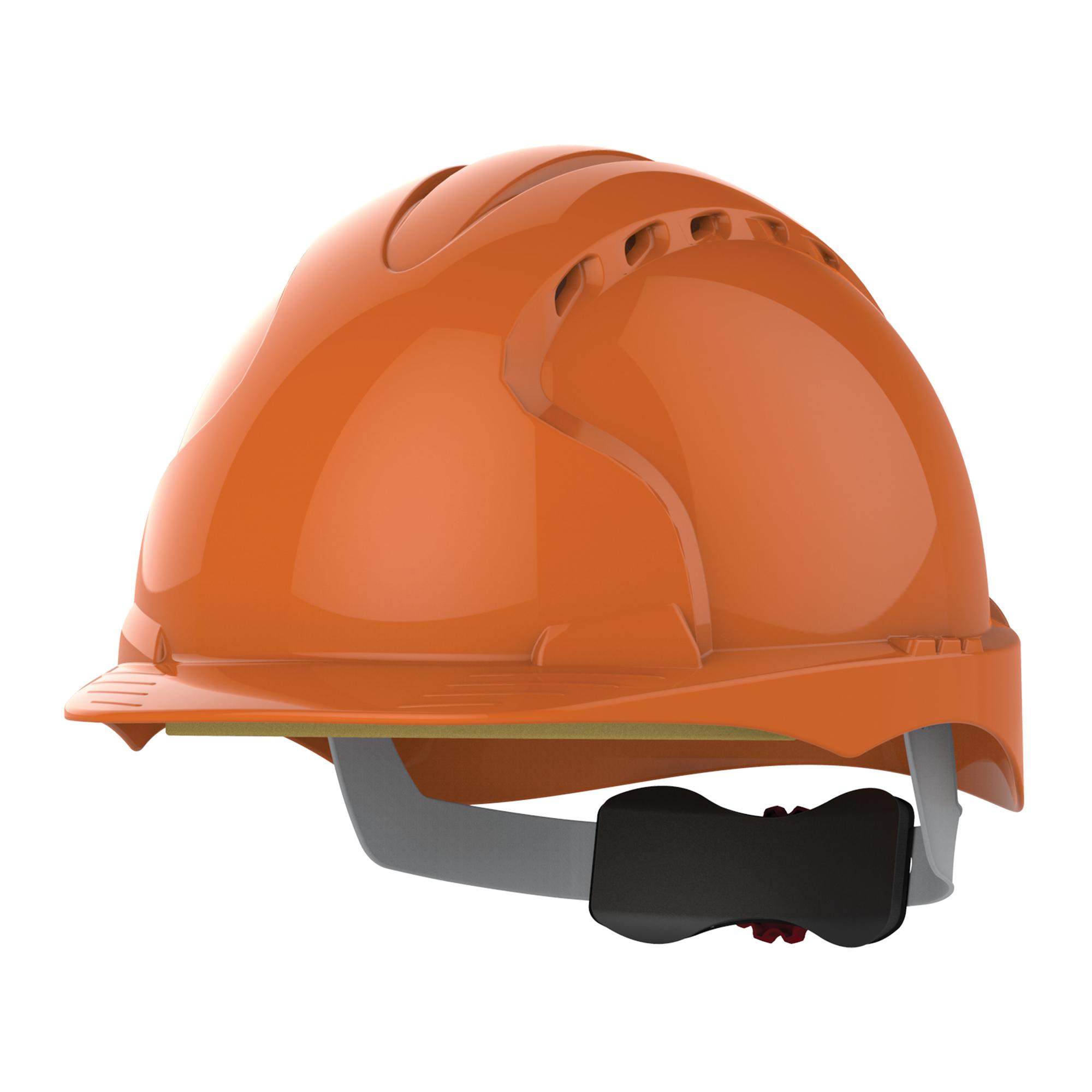 JSP EVO3 Orange Safety Helmet, Ventilated