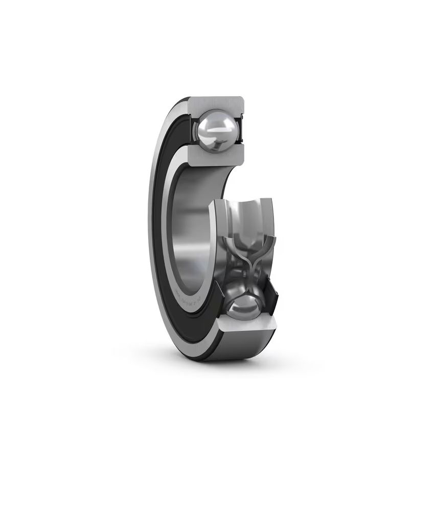 SKF W6006-2RS1 1 Row Ball Bearing - 30 mm ID, 55 mm OD