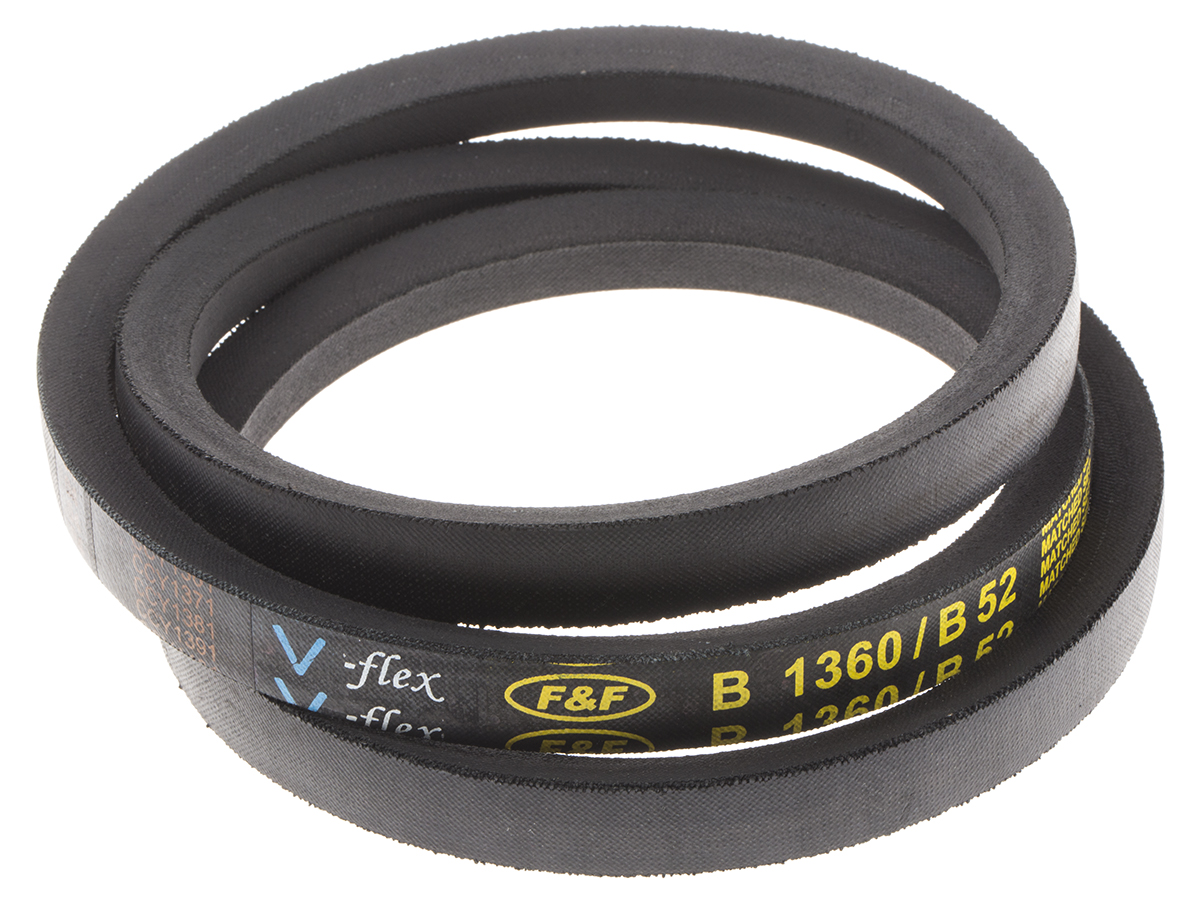 RS PRO Drive Belt, belt section B, 1320mm Length