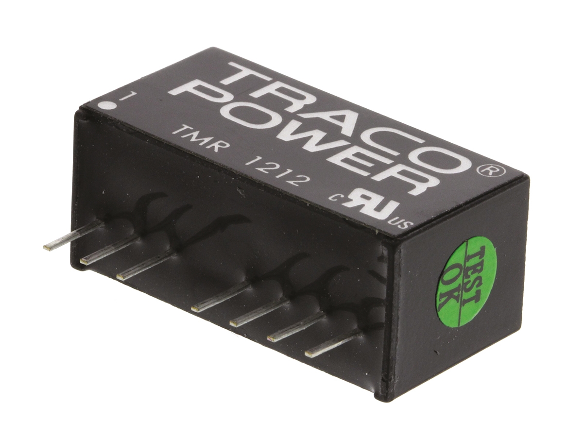 TRACOPOWER TMR 2 DC-DC Converter, 12V dc/ 165mA Output, 9 → 18 V dc Input, 2W, Through Hole, +85°C Max Temp