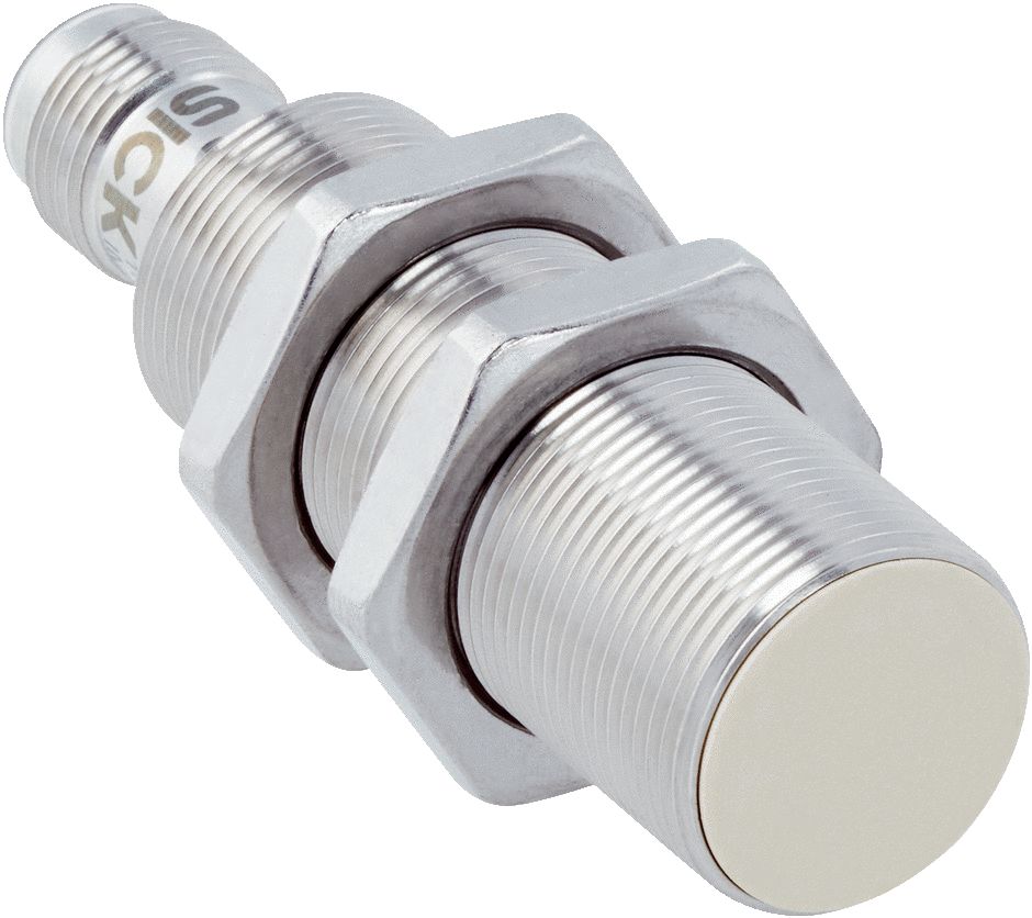 SICK Inductive Threaded Barrel Proximity Sensor, M18, 8 mm Detection, 10 → 30 V dc