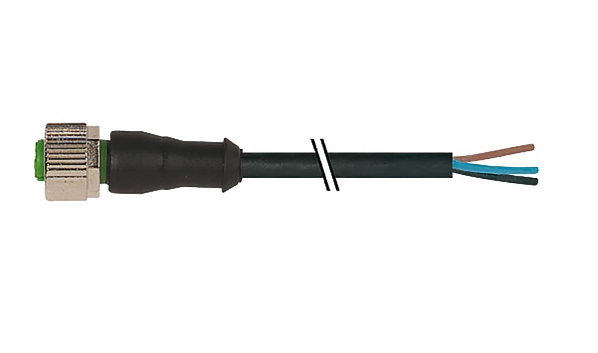 Murrelektronik Limited Female 4 way M12 to M12 Sensor Actuator Cable, 5 m