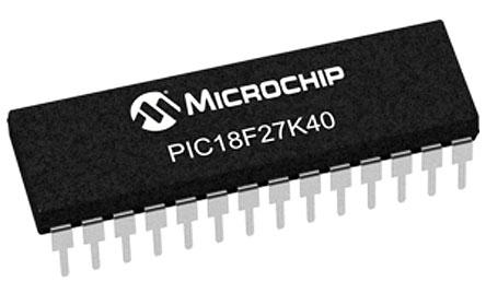 Microchip PIC18F27K40-I/SP, 8 bit PIC, PIC18F27K40 Microcontroller, 64 MHz, 128kB FLASH, 28-Pin SDIP