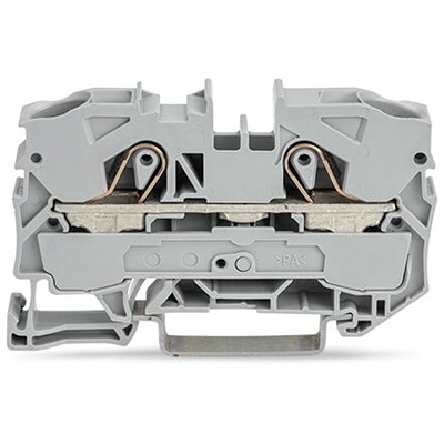 WAGO 2010-1205 TOPJOB S Series Black, 10mm², 1-Level, Push In Termination, ATEX, CSA, IECEx