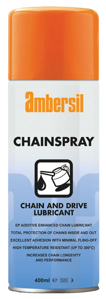 Ambersil Moly Chain Oil Lubricant 400 ml Aerosol