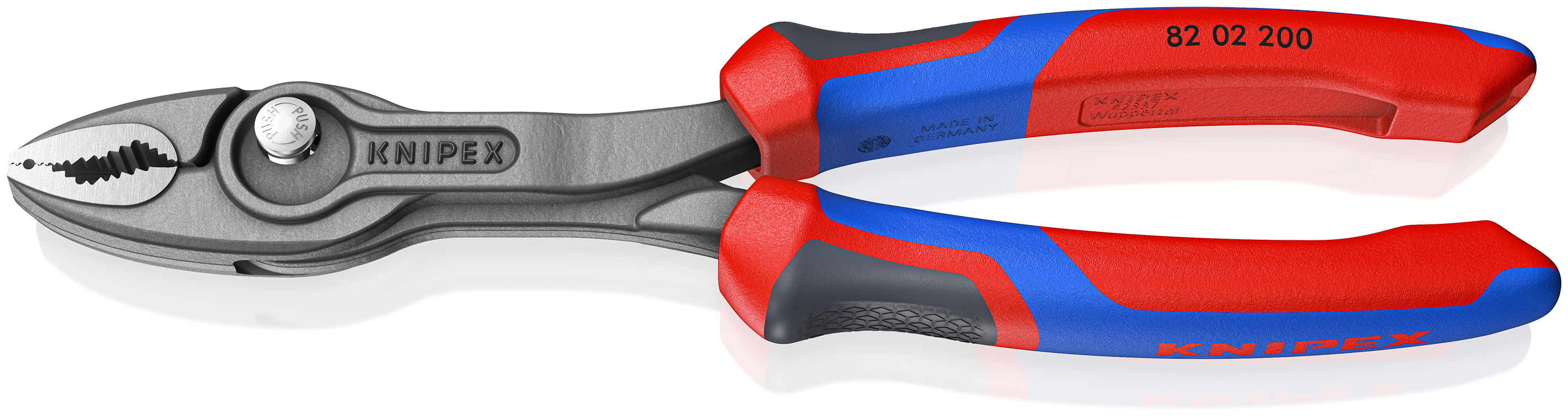 Knipex Twingrip Water Pump Pliers, 200 mm Overall, Straight Tip