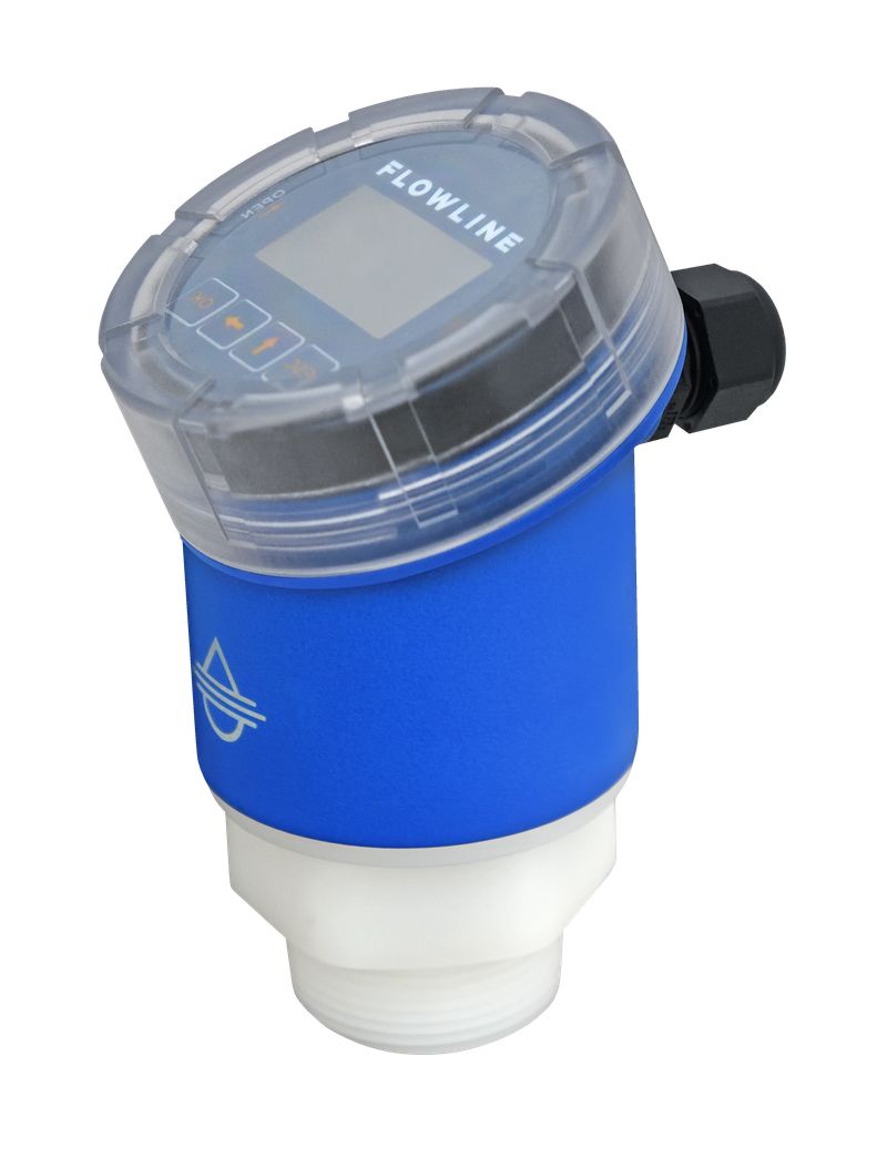 Flowline LR83 Series Radar Level Sensor, 4-20mA, HART Output, Flange Mount, Polybutylene Terephthalate Body