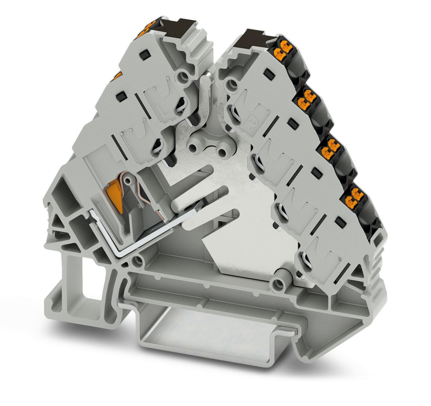 Phoenix Contact PTRVB Series PTRVB 4-FI /BK Distribution block, 13-Way, 17.5A, 26 → 14 AWG Wire, Push In