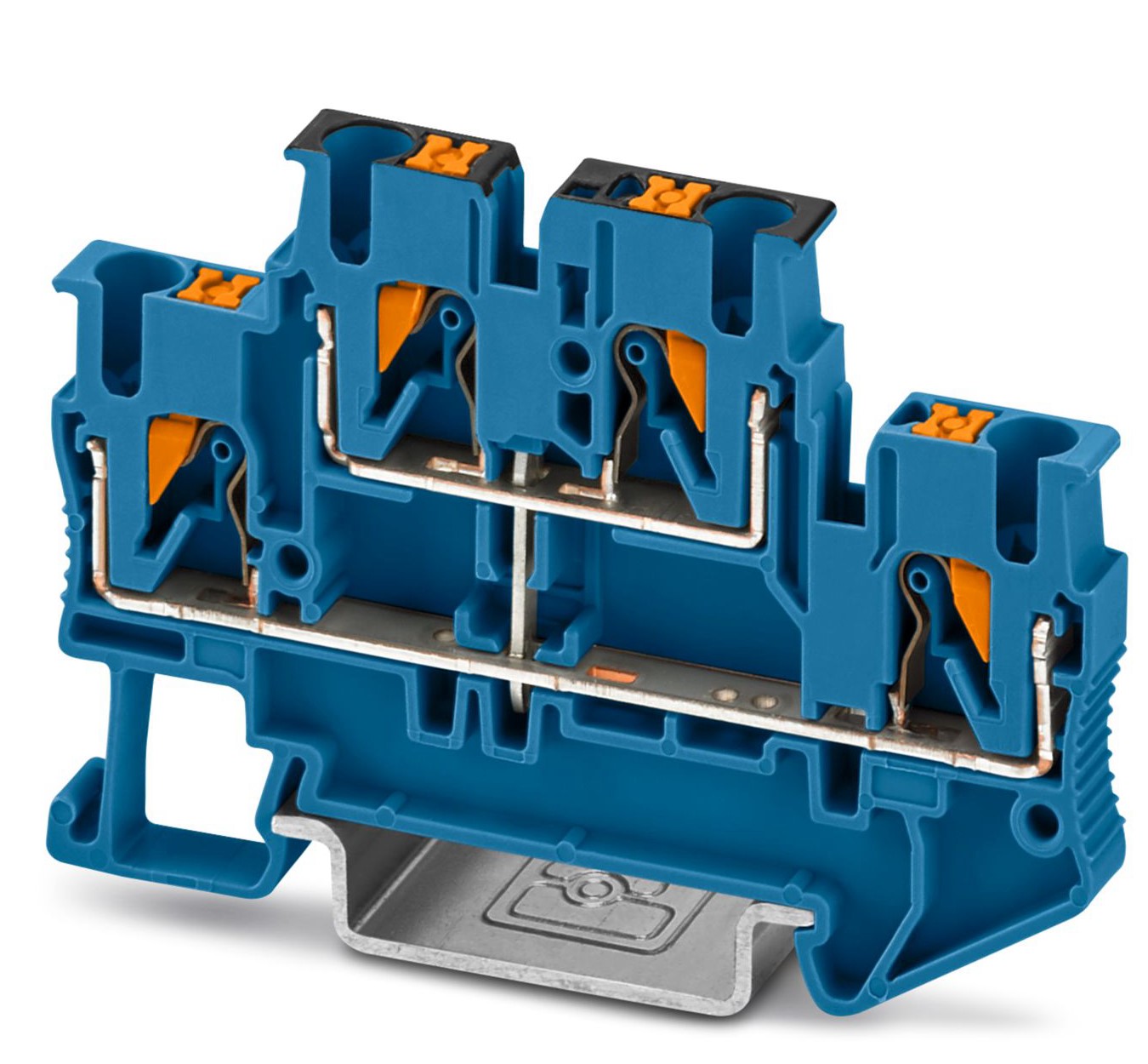 Phoenix Contact 3000715 PTTB 2.5-PV BU Series Blue, 0.14 → 4mm², Push In Termination, ATEX, IECEx