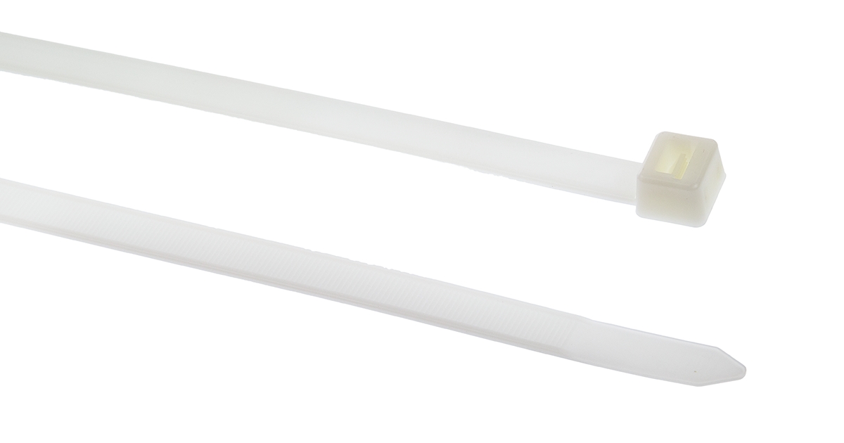 HellermannTyton Cable Tie, 535mm x 13.2 mm, Natural Polyamide 6.6 (PA66), Pk-50