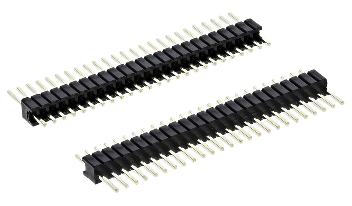 HARWIN Archer M52 Series Straight Through Hole Pin Header, 25 Contact(s), 1.27 mm Pitch, 1 Row, Unshrouded
