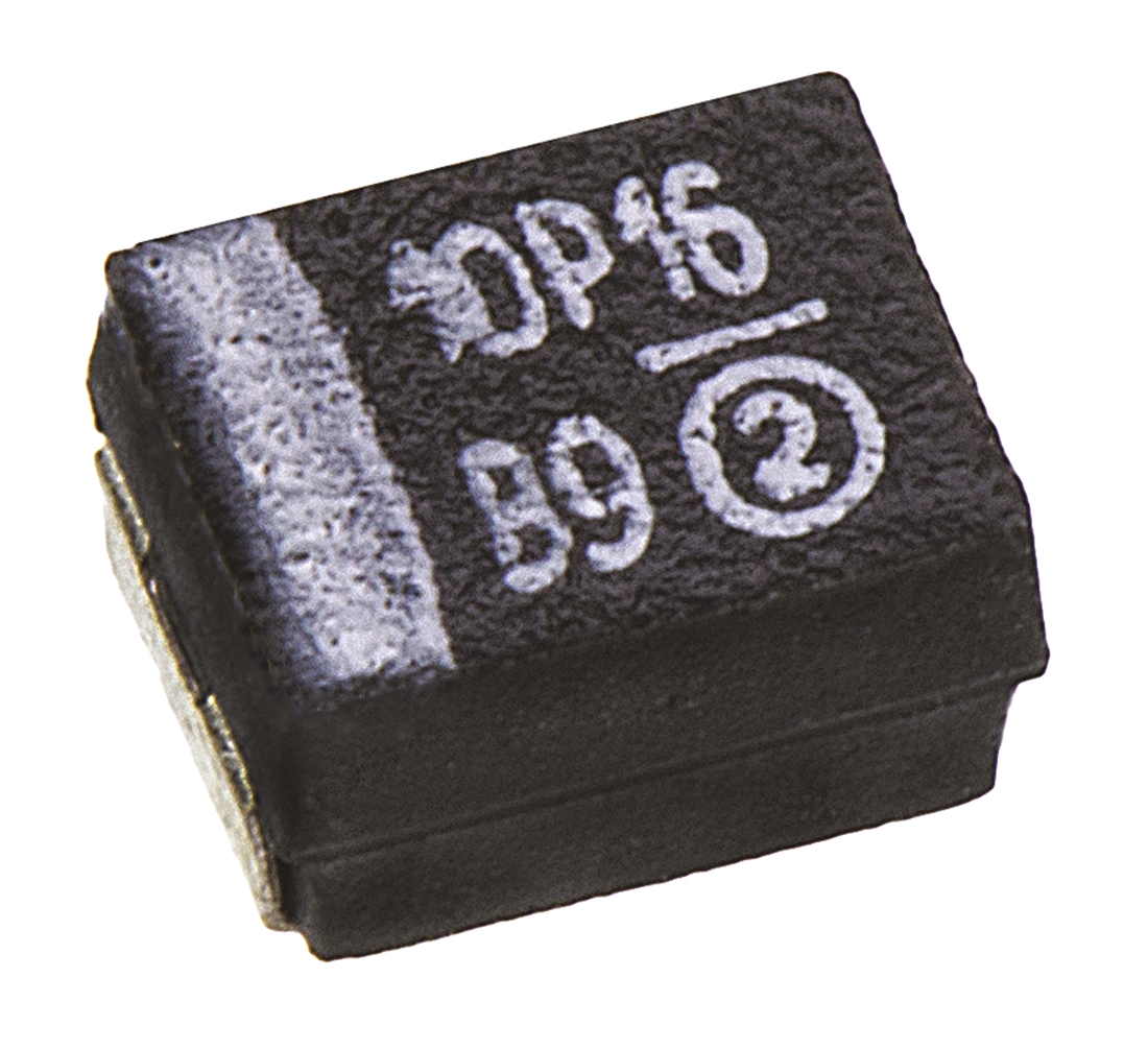 Vishay 10μF MnO2 Tantalum Capacitor 16V dc, 293D Series