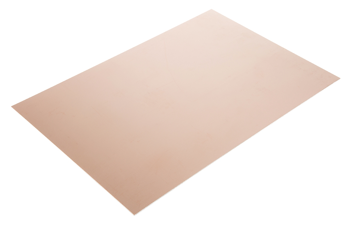 AE20, Double-Sided Copper Clad Board FR4 With 35μm Copper Thick, 200 x 300 x 1.6mm