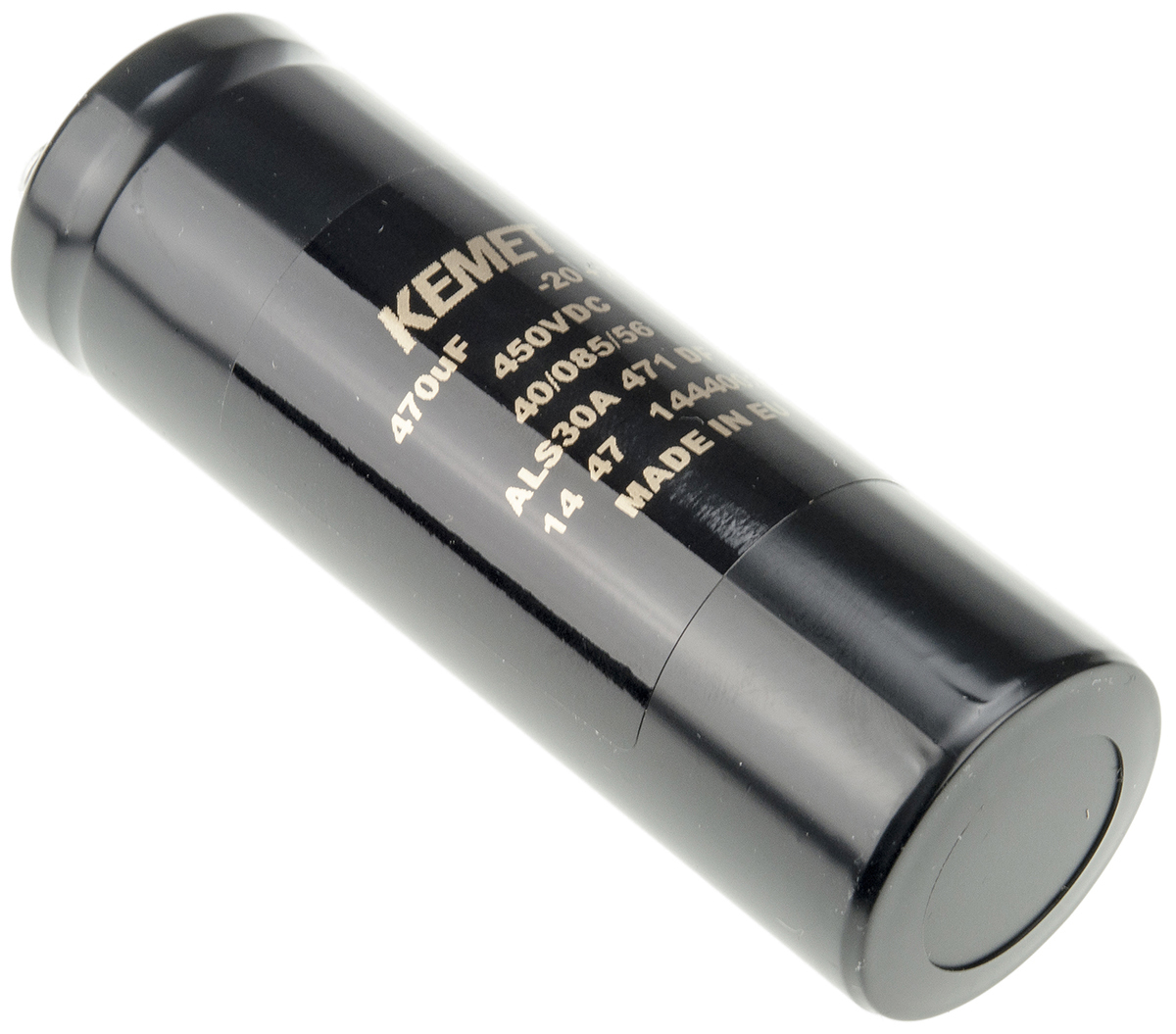KEMET 470μF Aluminium Electrolytic Capacitor 450V dc, Screw Terminal - ALS30A471DF450