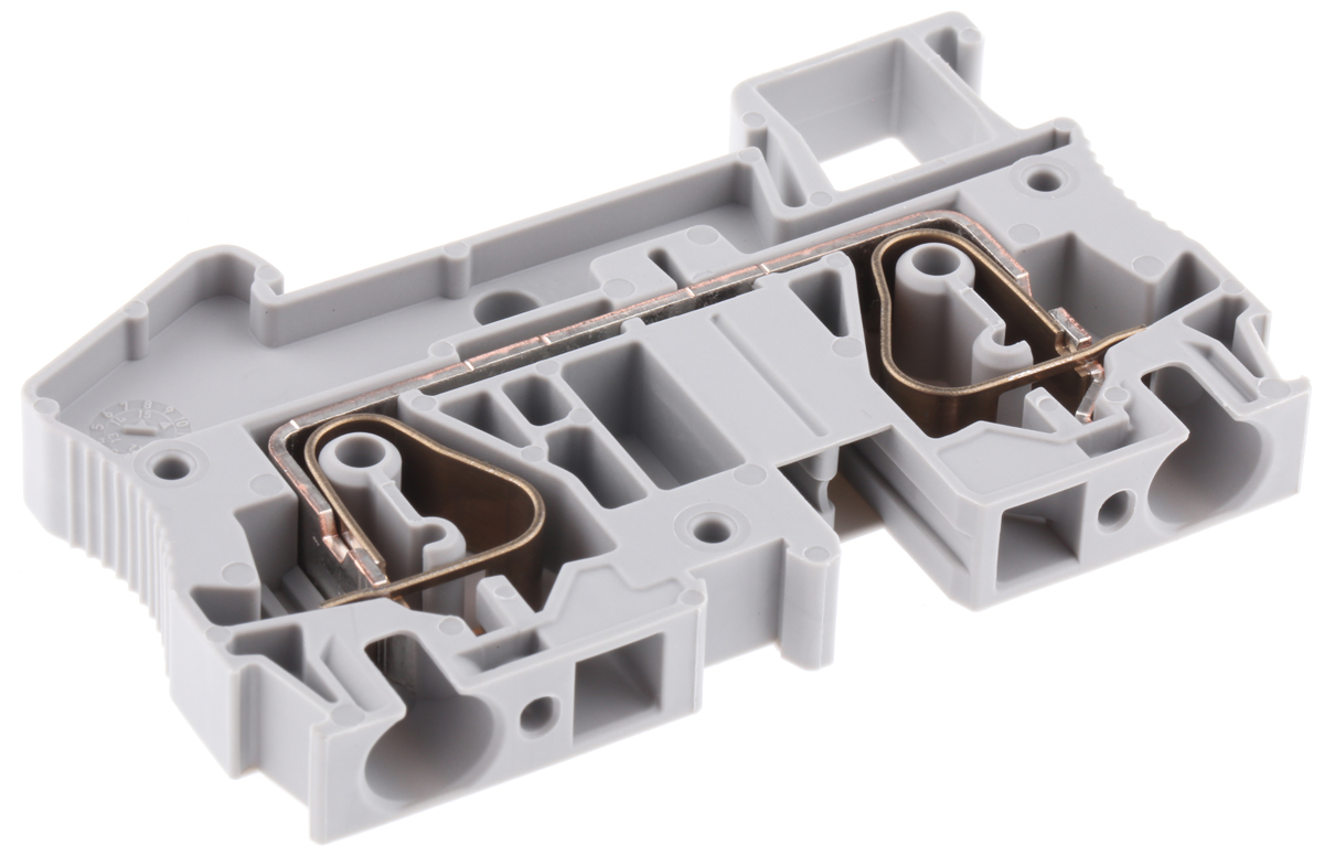 Phoenix Contact 3031487 ST 6 Series Grey, 0.2 → 6mm², Single-Level, Feed Through Termination