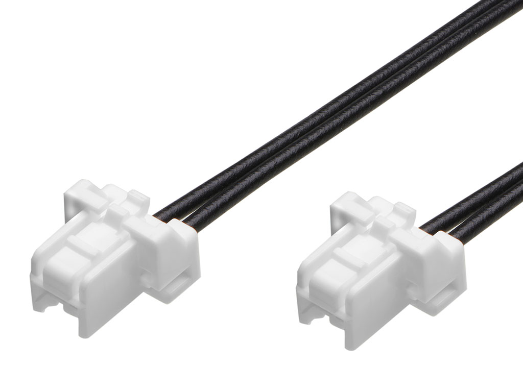 Molex 2 Way Male CLIK-Mate to 2 Way Male CLIK-Mate Wire to Board Cable, 600mm