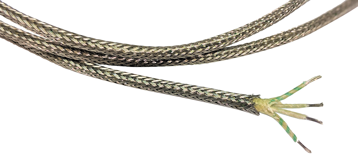 RS PRO Type K Thermocouple Cable/Wire, 25m, Unscreened, Glass Fibre Insulation, +350°C Max, 7/0.2mm