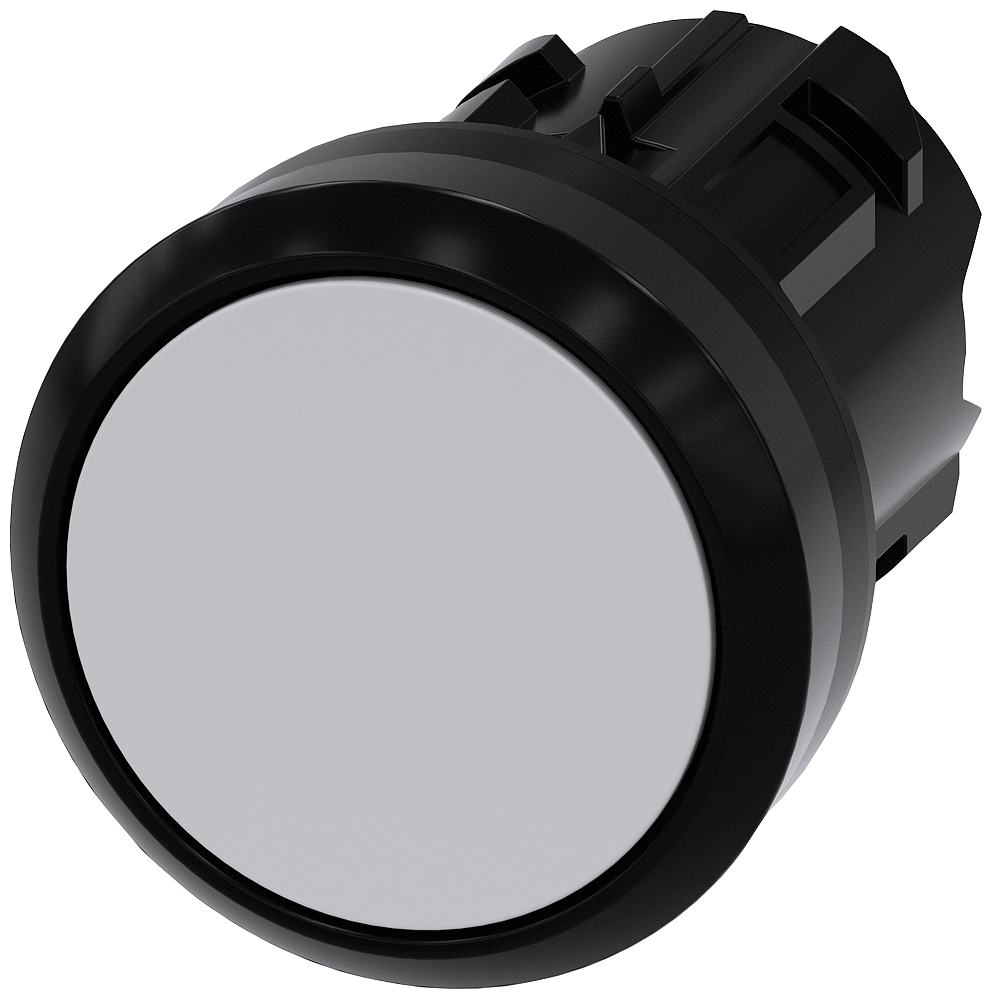 Siemens SIRIUS ACT 3SU10 Series Grey Momentary Push Button Head, 22mm Cutout, IP66, IP67, IP69K