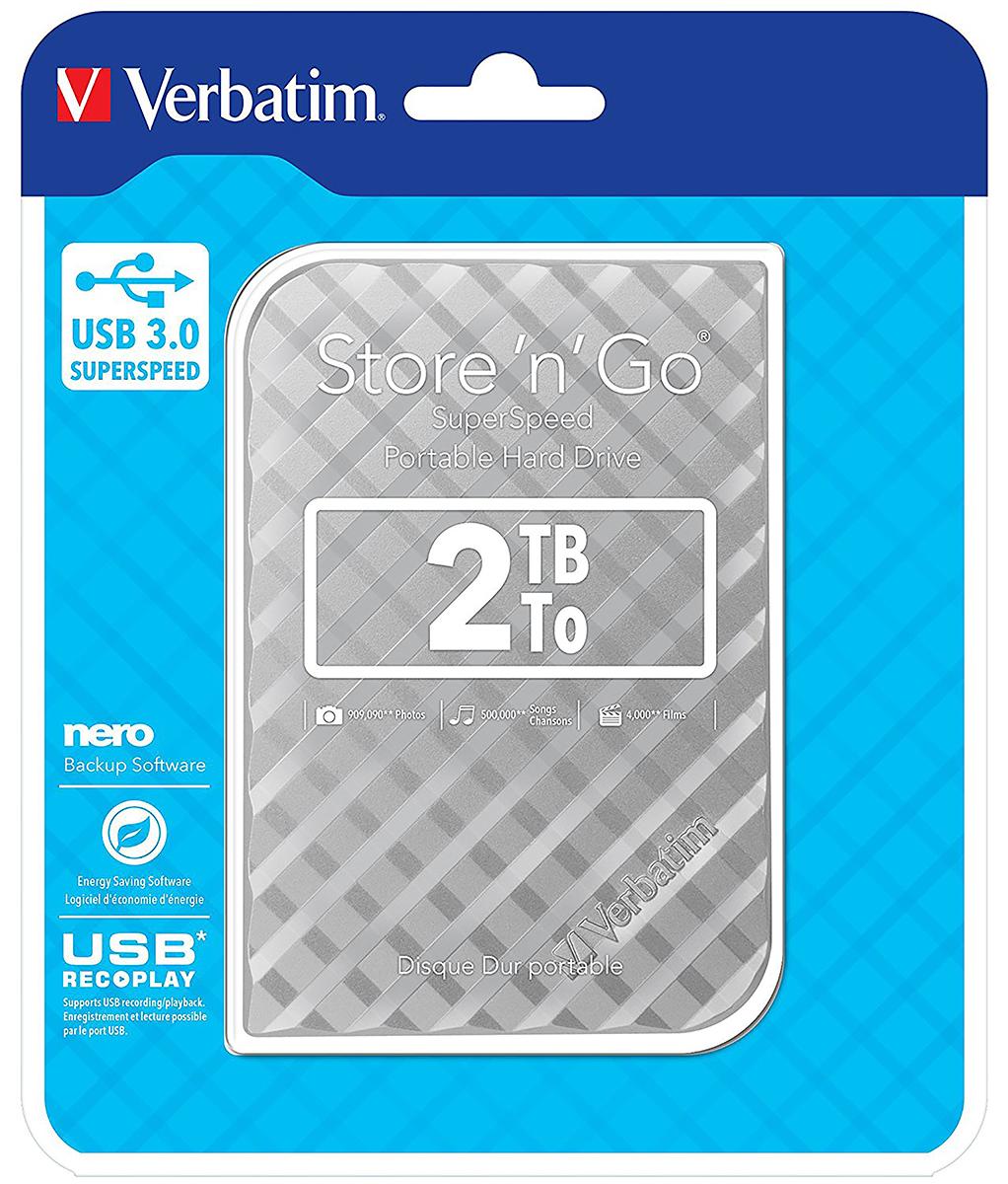 Verbatim Store 'n' Go 2.5 in 2 TB External Portable Hard Drive