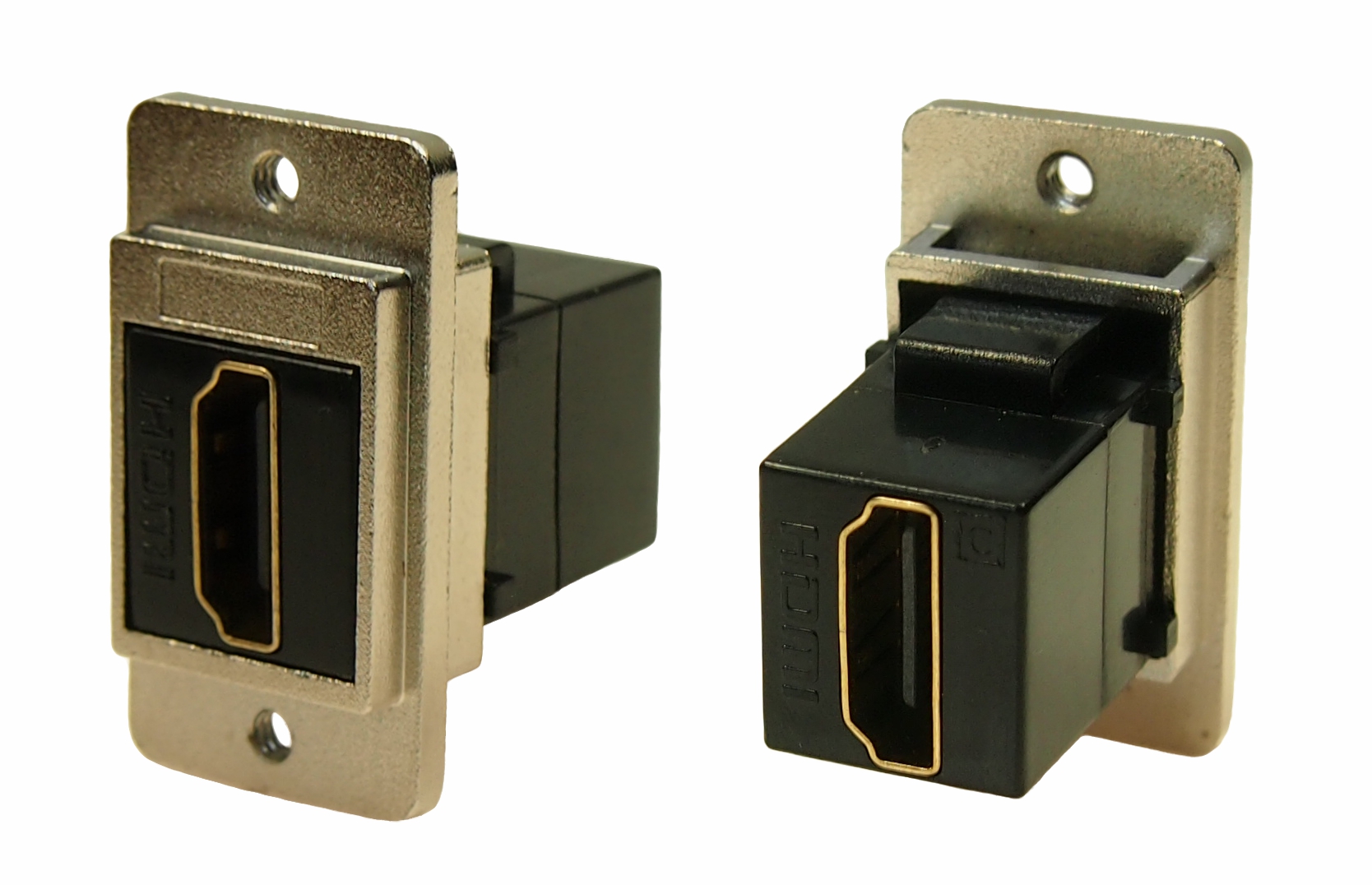 RS PRO 2 Way Female to Female Feedthrough HDMI Connector
