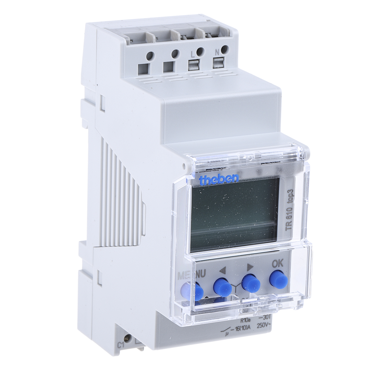Theben Digital DIN Rail Time Switch 230 V ac, 1-Channel