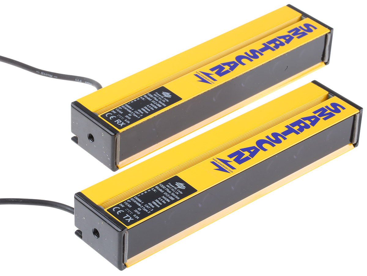 Smartscan 1K3 Series Light Curtain, Sender & Receiver, 6 Beam(s), 30mm Resolution