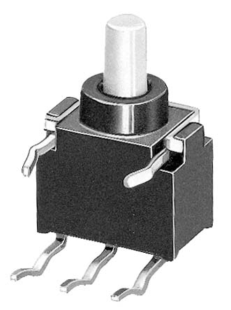 KNITTER-SWITCH Push Button Switch, Momentary, PCB, SPDT