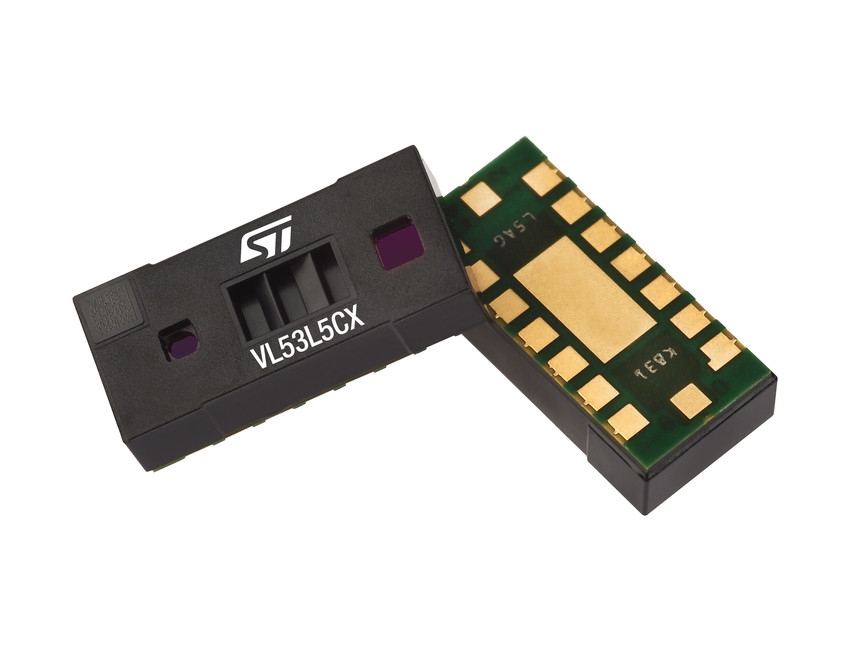 VL53L5CXV0GC/1 STMicroelectronics, VL53L Time-of-Flight, 4m 1.62 V to 3.6 V 16-Pin 8 x 8 Multizone