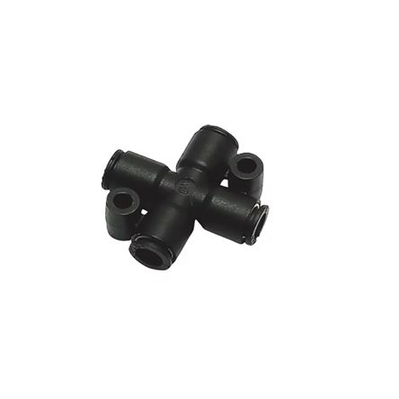 Legris LF 3000 Series Tube-to-Tube Adaptor, Push In 6 mm to Push In 6 mm, Tube-to-Tube Connection Style, 3107 06 00